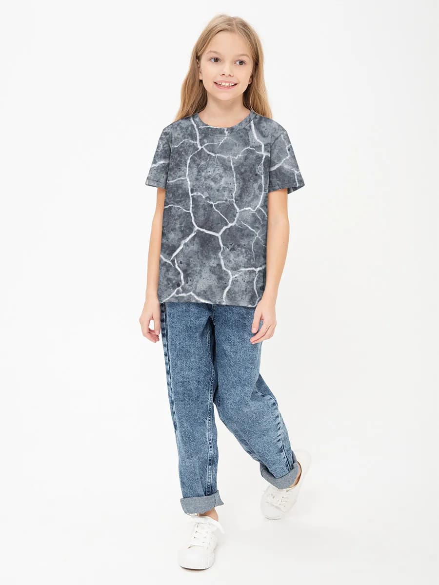 Children's cotton T-shirt (for girls. Copy)