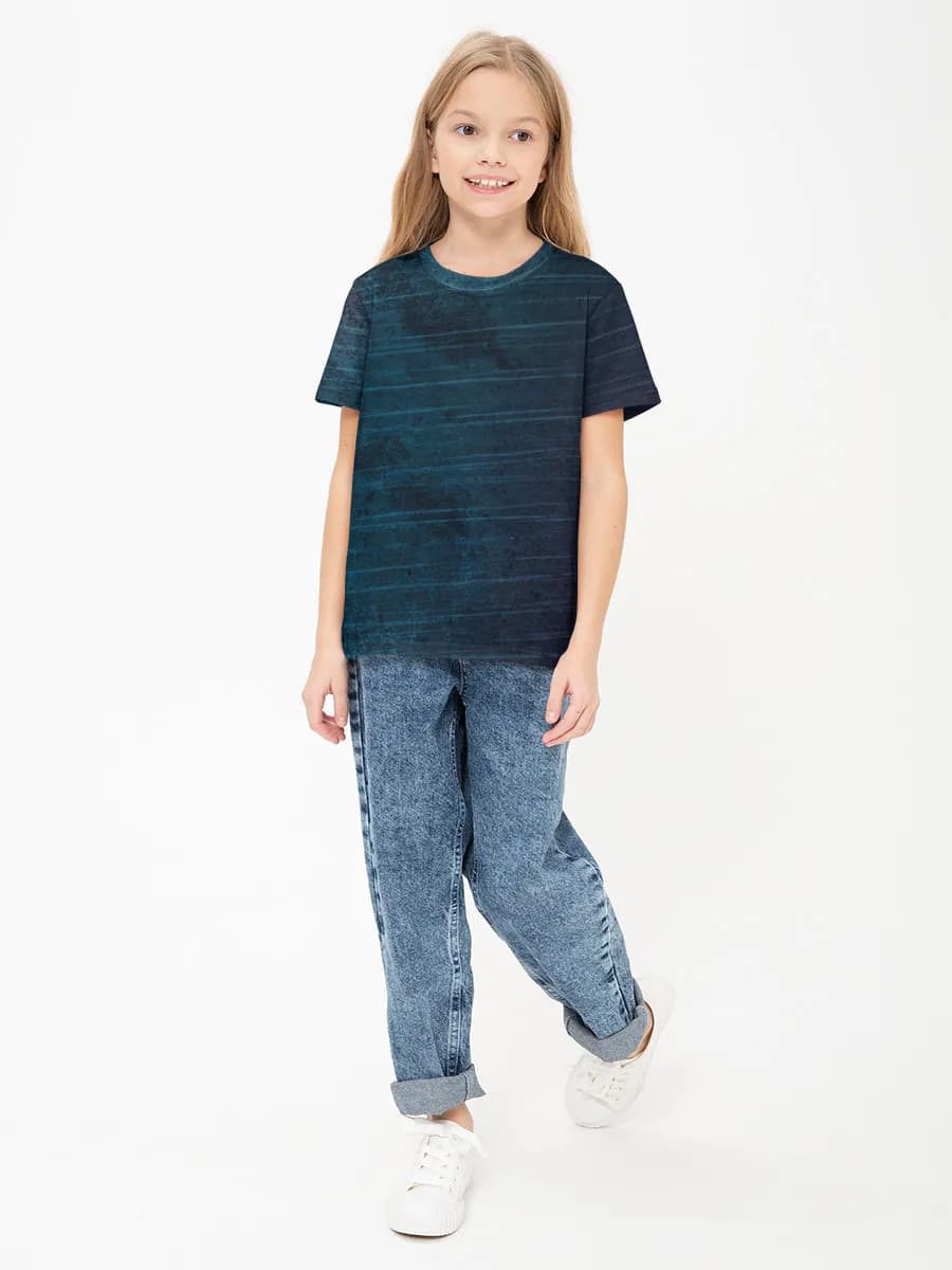Children's cotton T-shirt (for girls. Copy)
