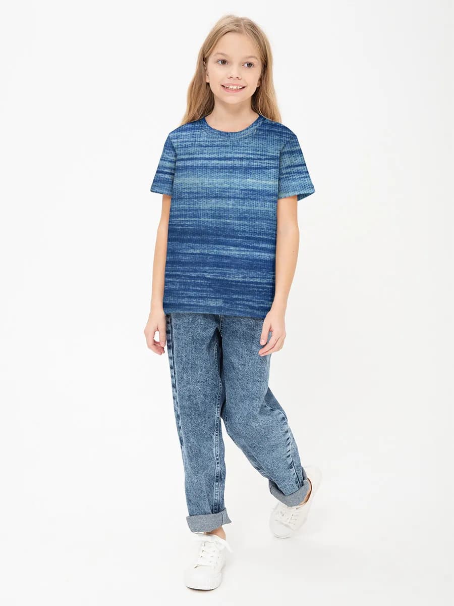 Children's cotton T-shirt (for girls. Copy)
