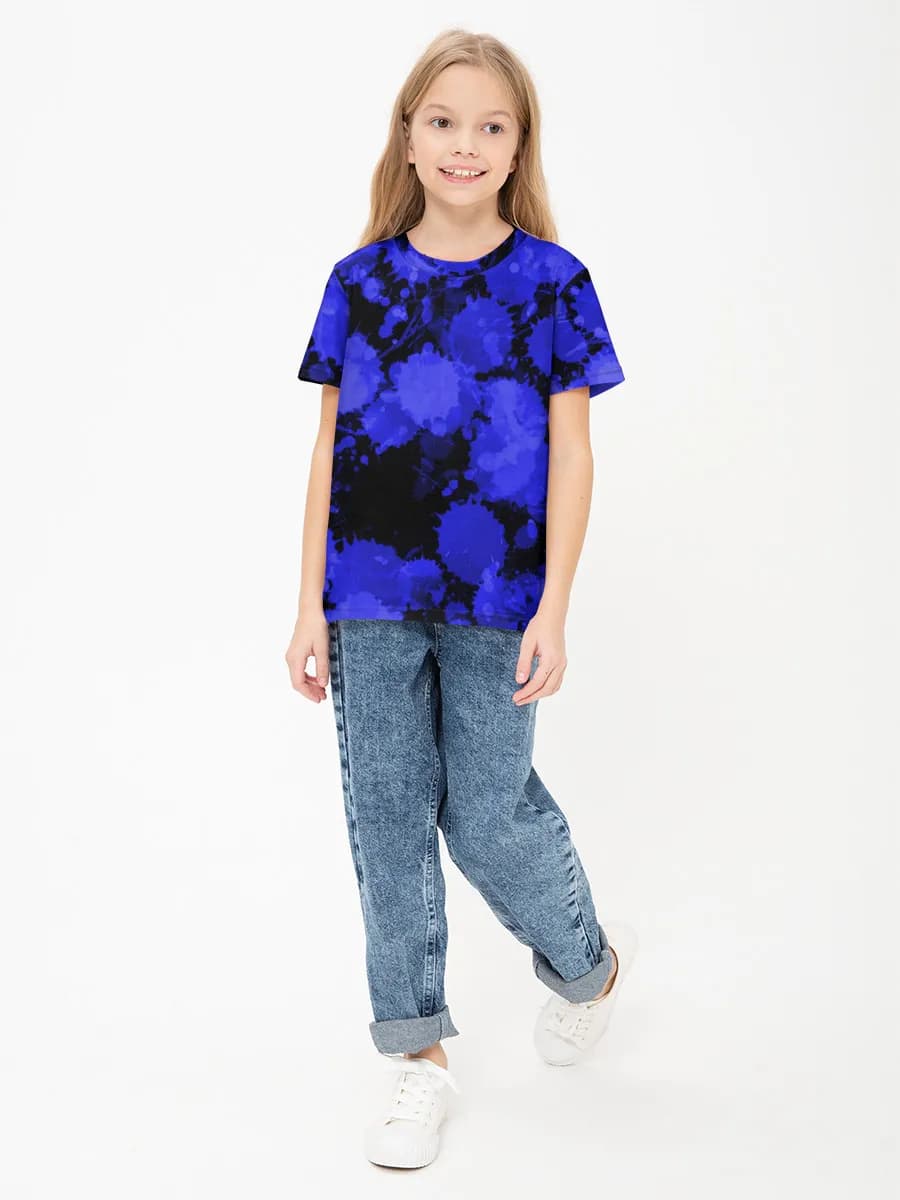 Electric Blue Splatter