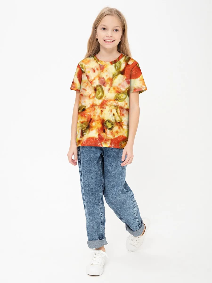 Children's cotton T-shirt (for girls. Copy)