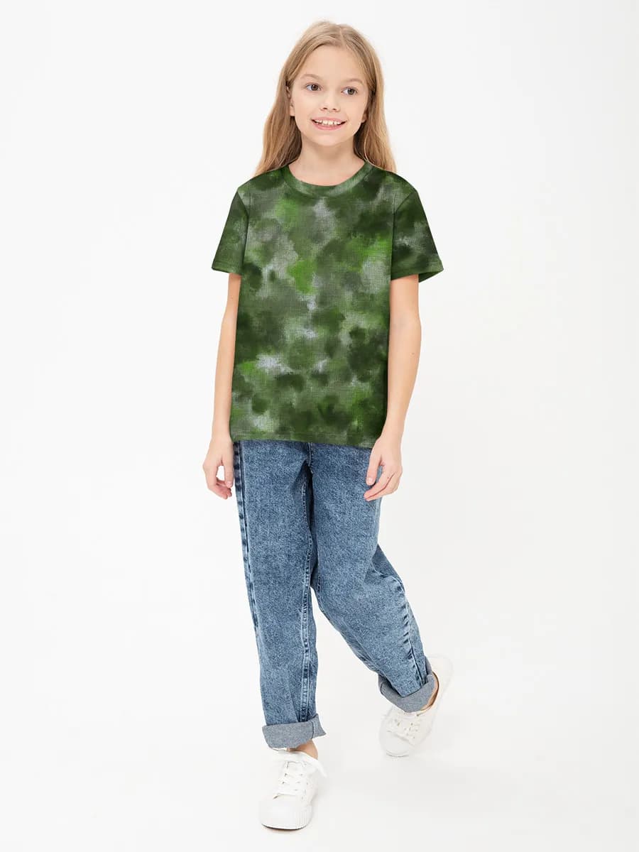 Children's cotton T-shirt (for girls. Copy)
