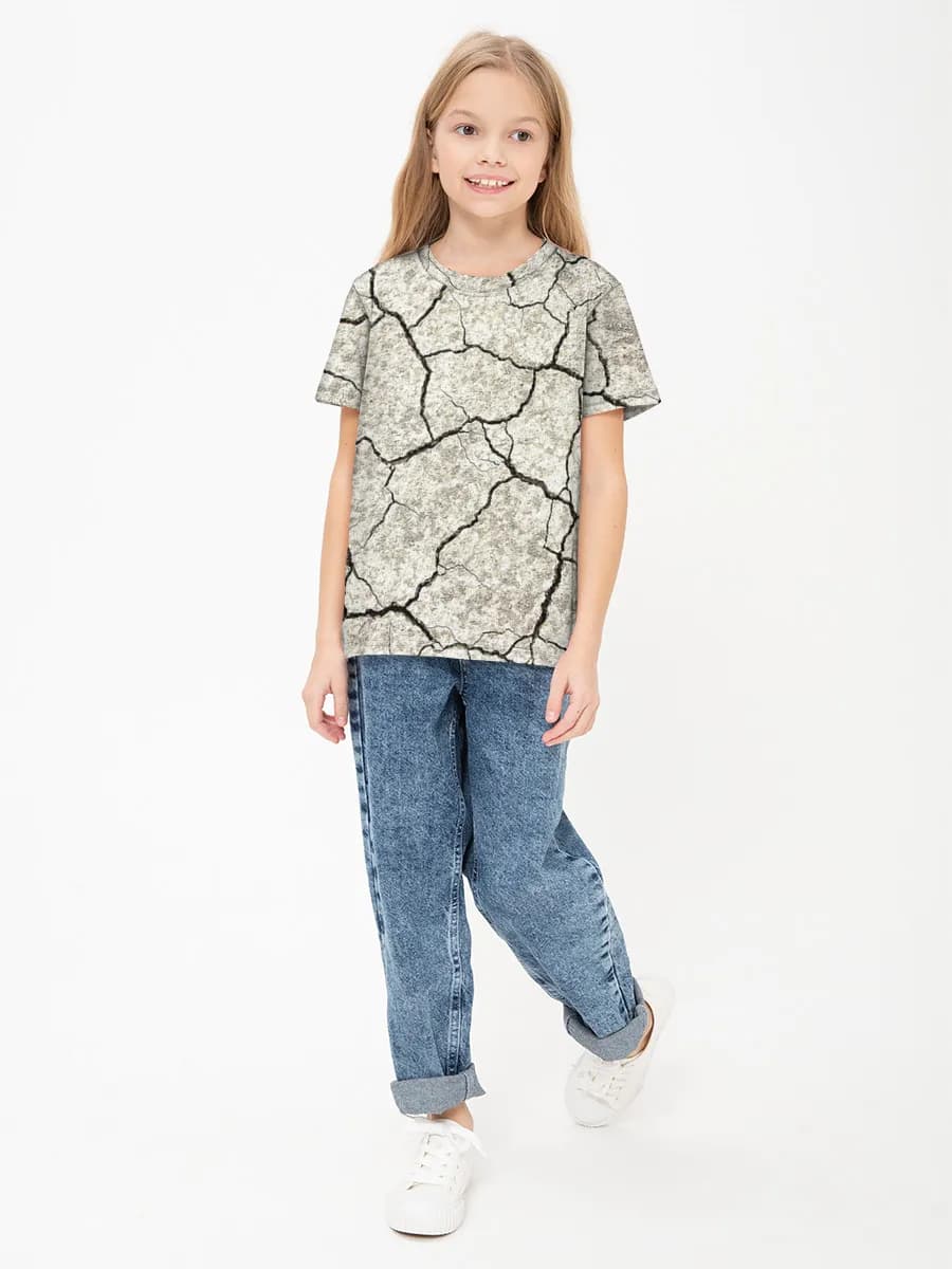 Children's cotton T-shirt (for girls. Copy)