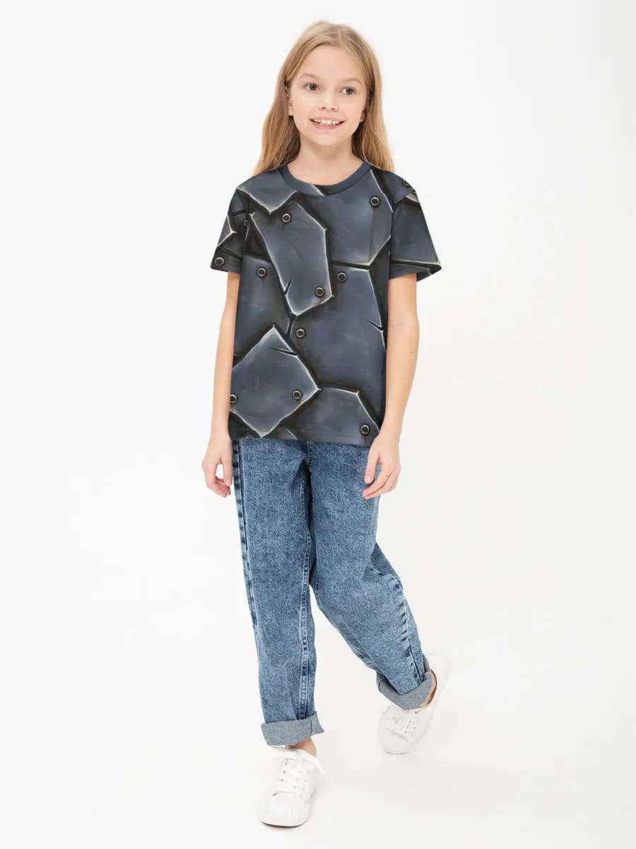 Children's cotton T-shirt (for girls. Copy)
