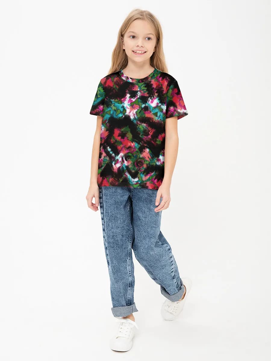 Neon Grunge Abstract Camo
