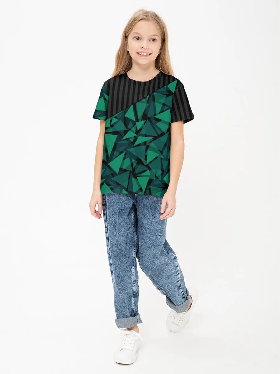 Children's cotton T-shirt (for girls. Copy)