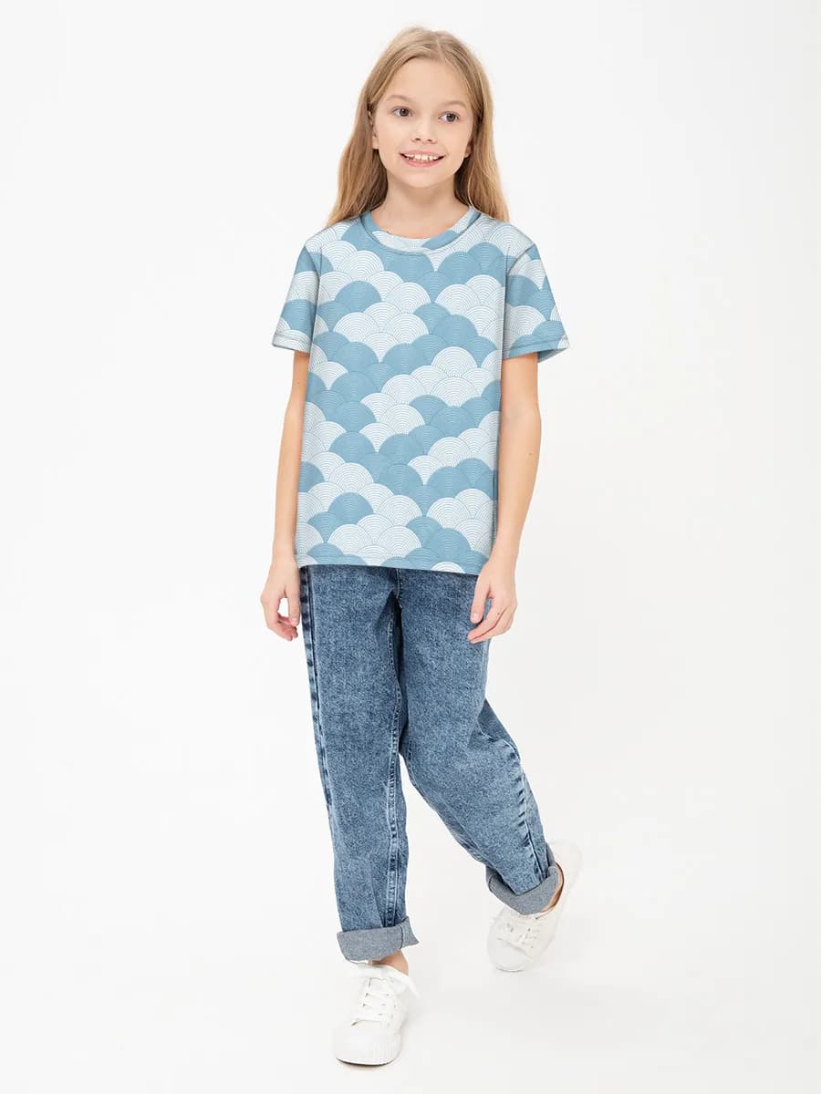 Blue Seigaiha Waves
