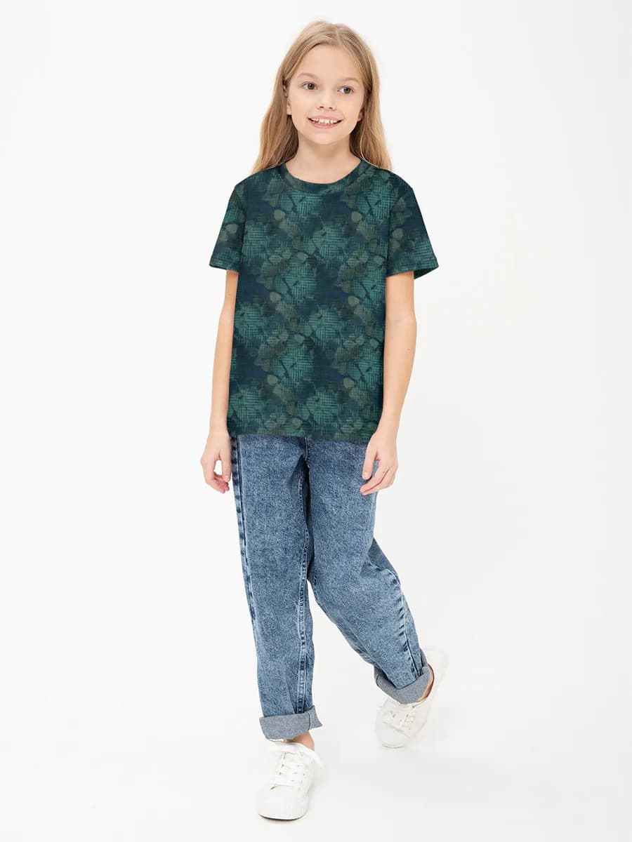 Children's cotton T-shirt (for girls. Copy)