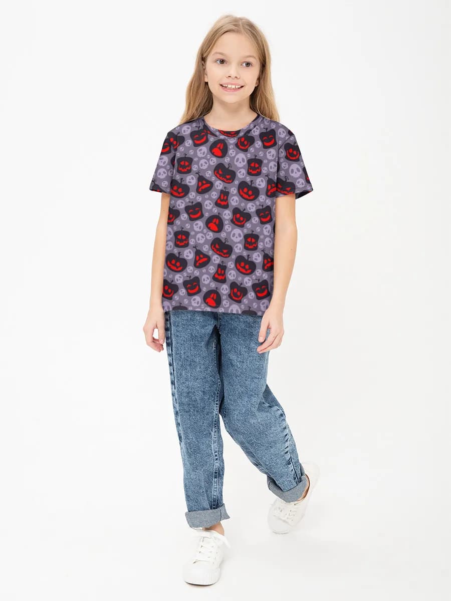 Children's cotton T-shirt (for girls. Copy)