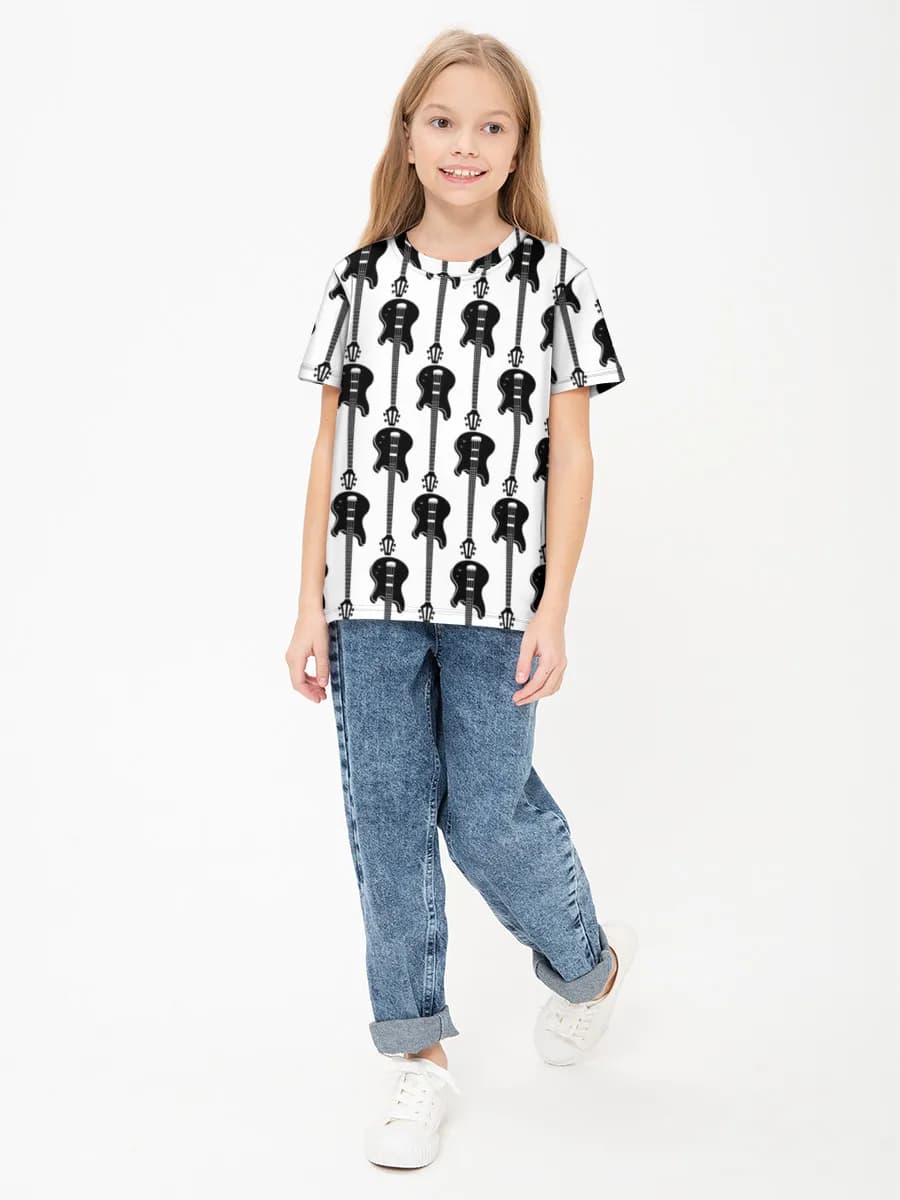 Children's cotton T-shirt (for girls. Copy)