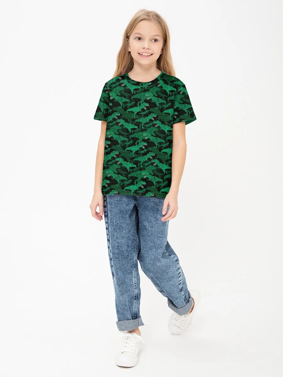 Children's cotton T-shirt (for girls. Copy)