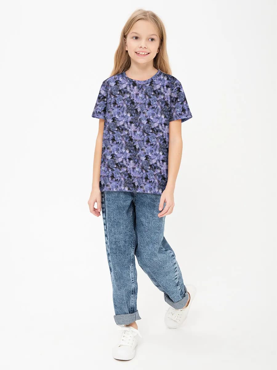 Children's cotton T-shirt (for girls. Copy)