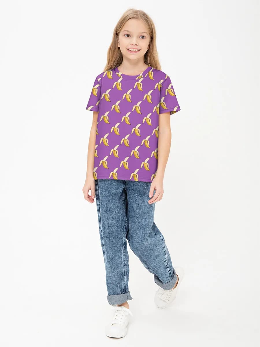 Children's cotton T-shirt (for girls. Copy)