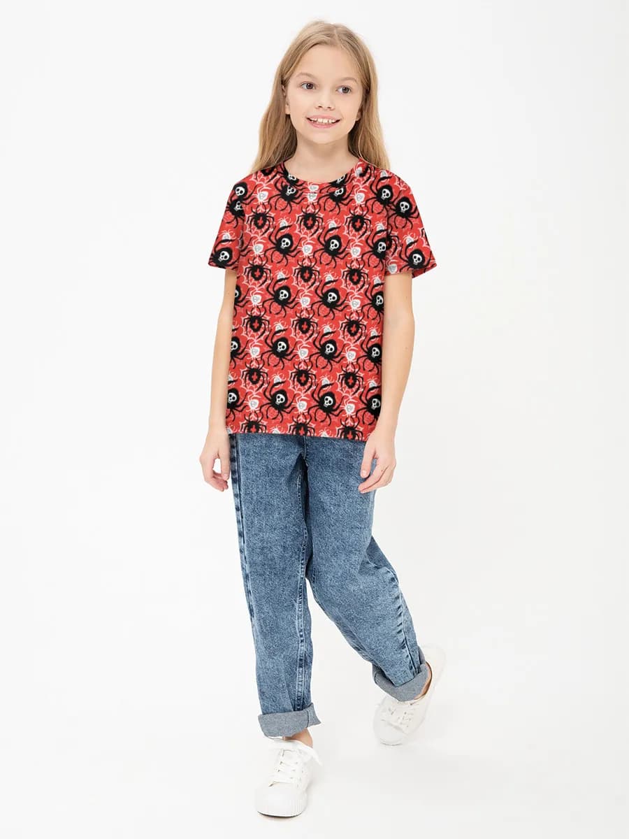 Children's cotton T-shirt (for girls. Copy)