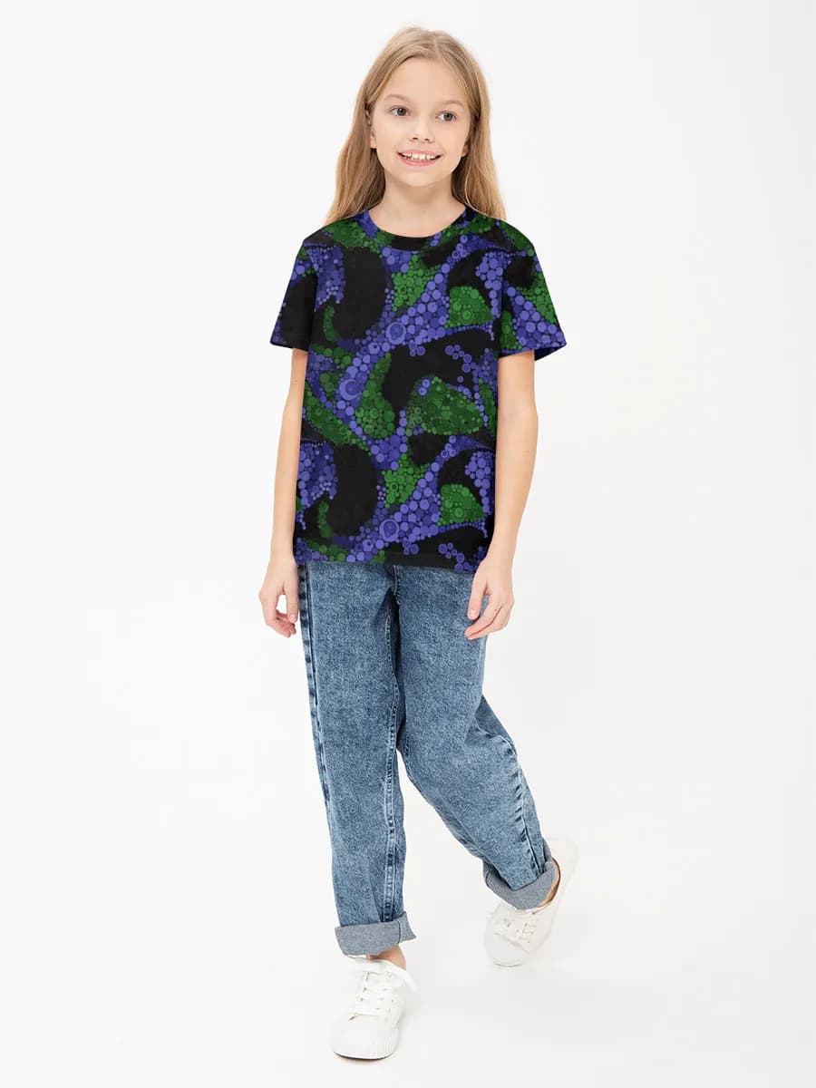 Children's cotton T-shirt (for girls. Copy)
