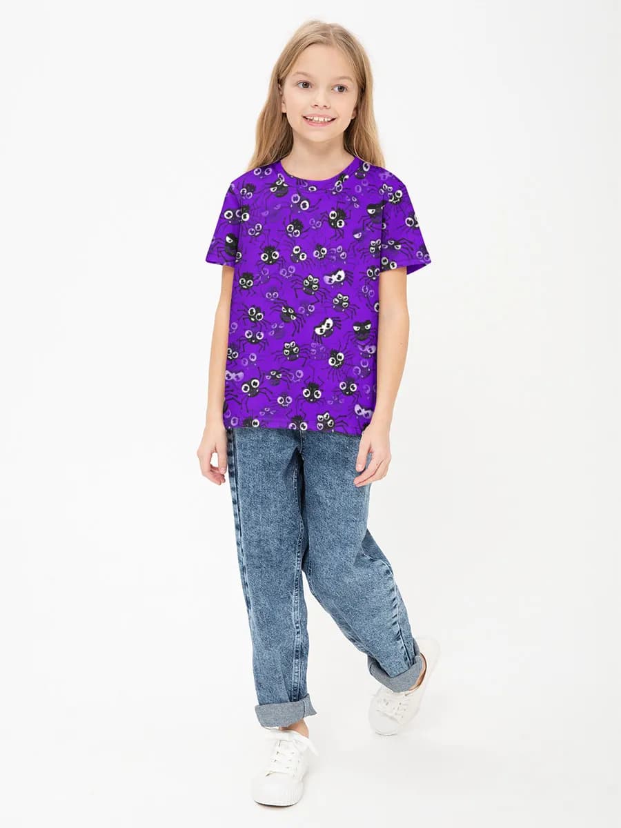 Children's cotton T-shirt (for girls. Copy)