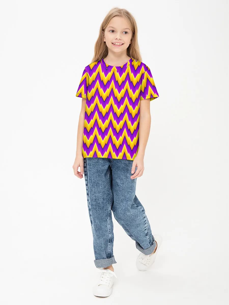 Children's cotton T-shirt (for girls. Copy)