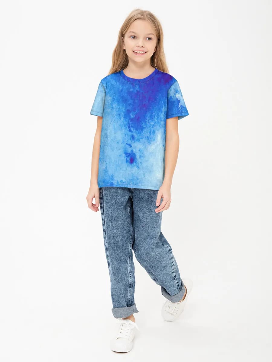 Blue Watercolor Wash
