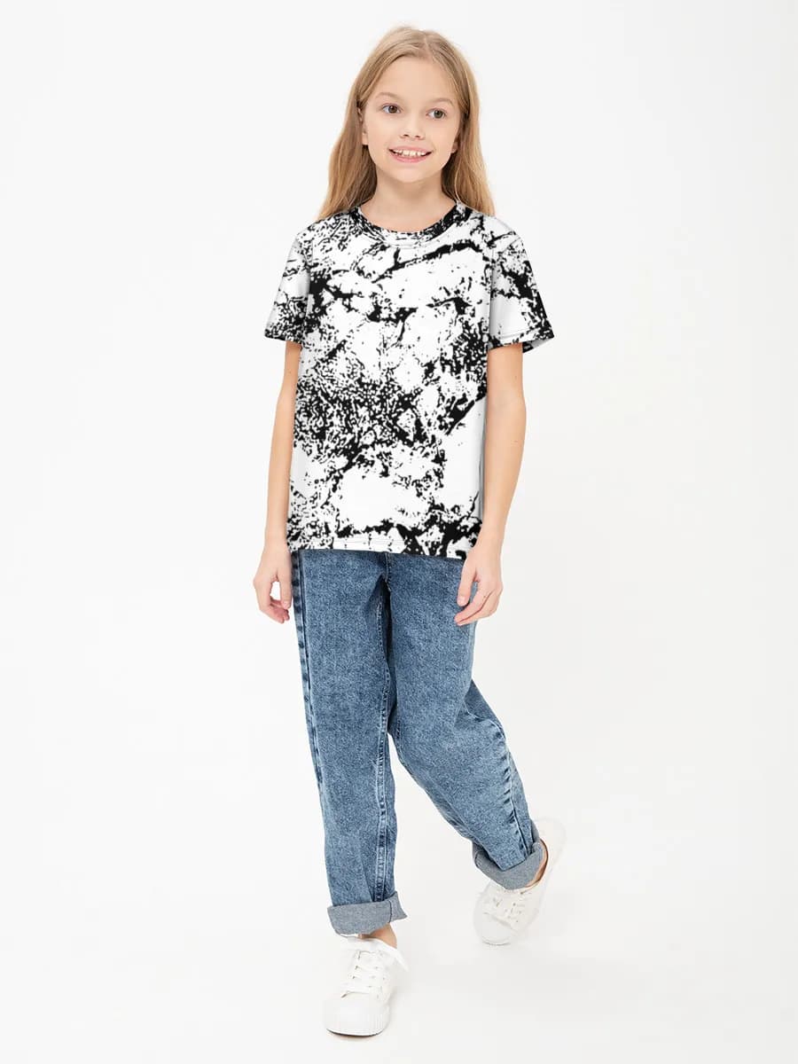 Children's cotton T-shirt (for girls. Copy)