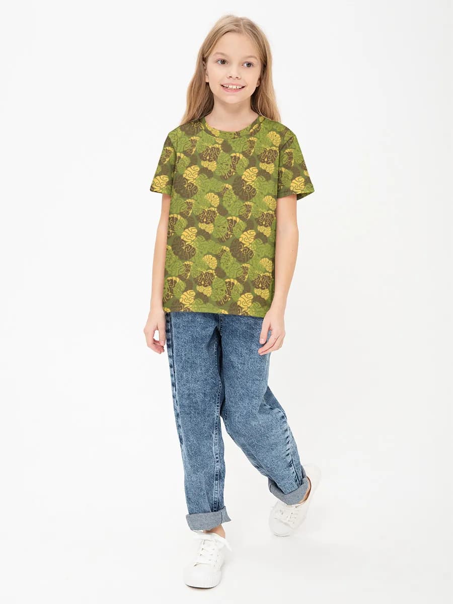 Children's cotton T-shirt (for girls. Copy)