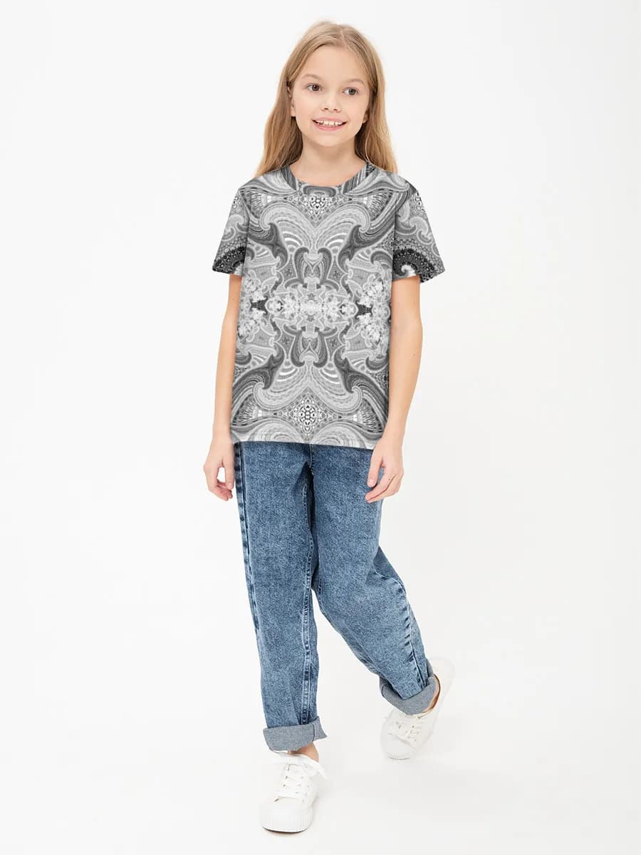 Children's cotton T-shirt (for girls. Copy)