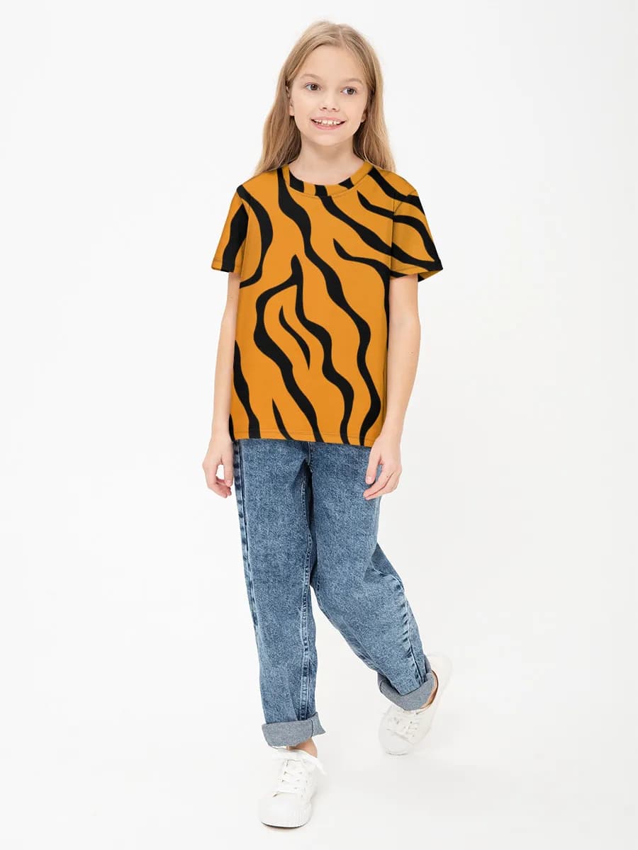 Orange Tiger Stripes