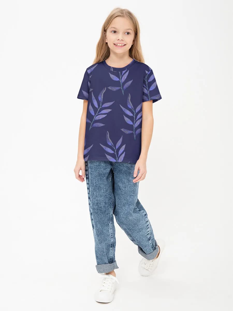 Children's cotton T-shirt (for girls. Copy)