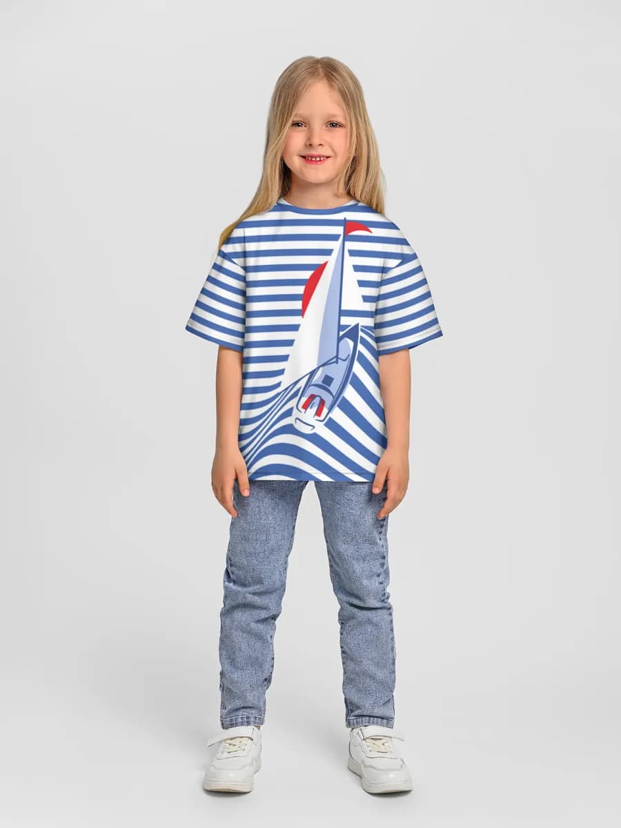 Minimal Sailboat Waves