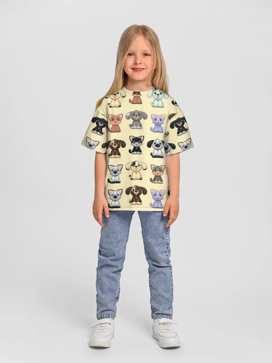 Children's T-shirt. Oversized
