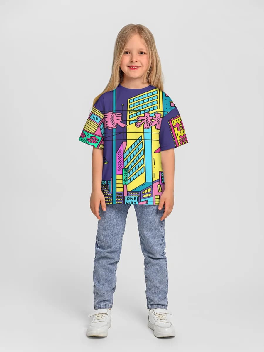 Children's T-shirt. Oversized
