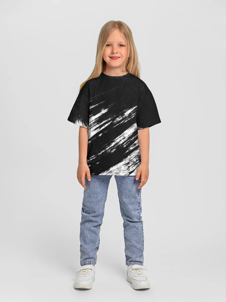 Black White Brushstorm