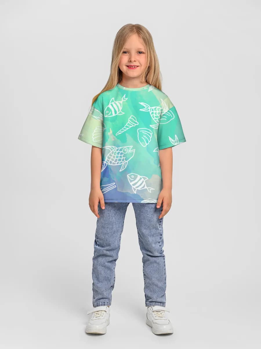 Children's T-shirt. Oversized