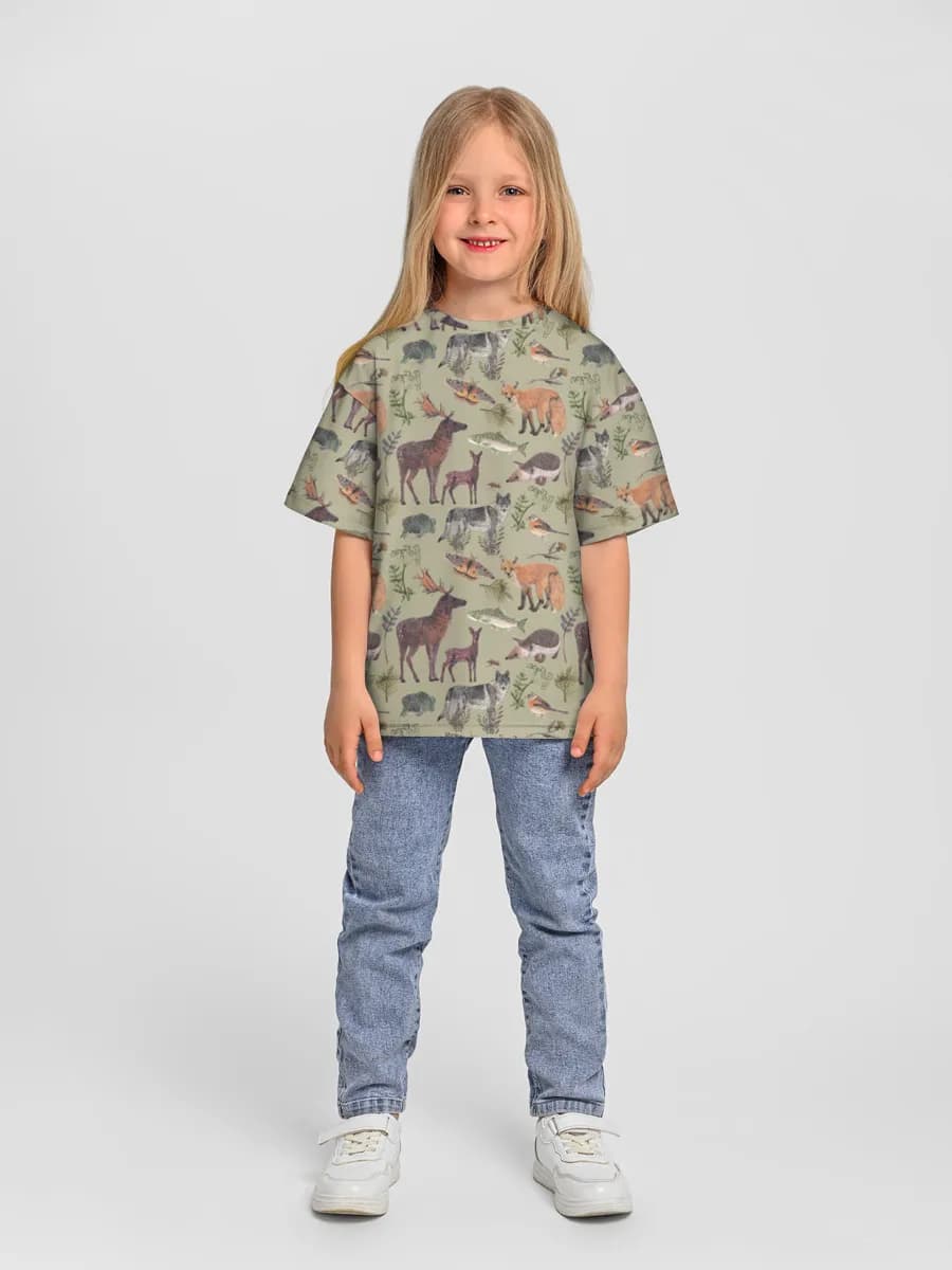 Children's T-shirt. Oversized