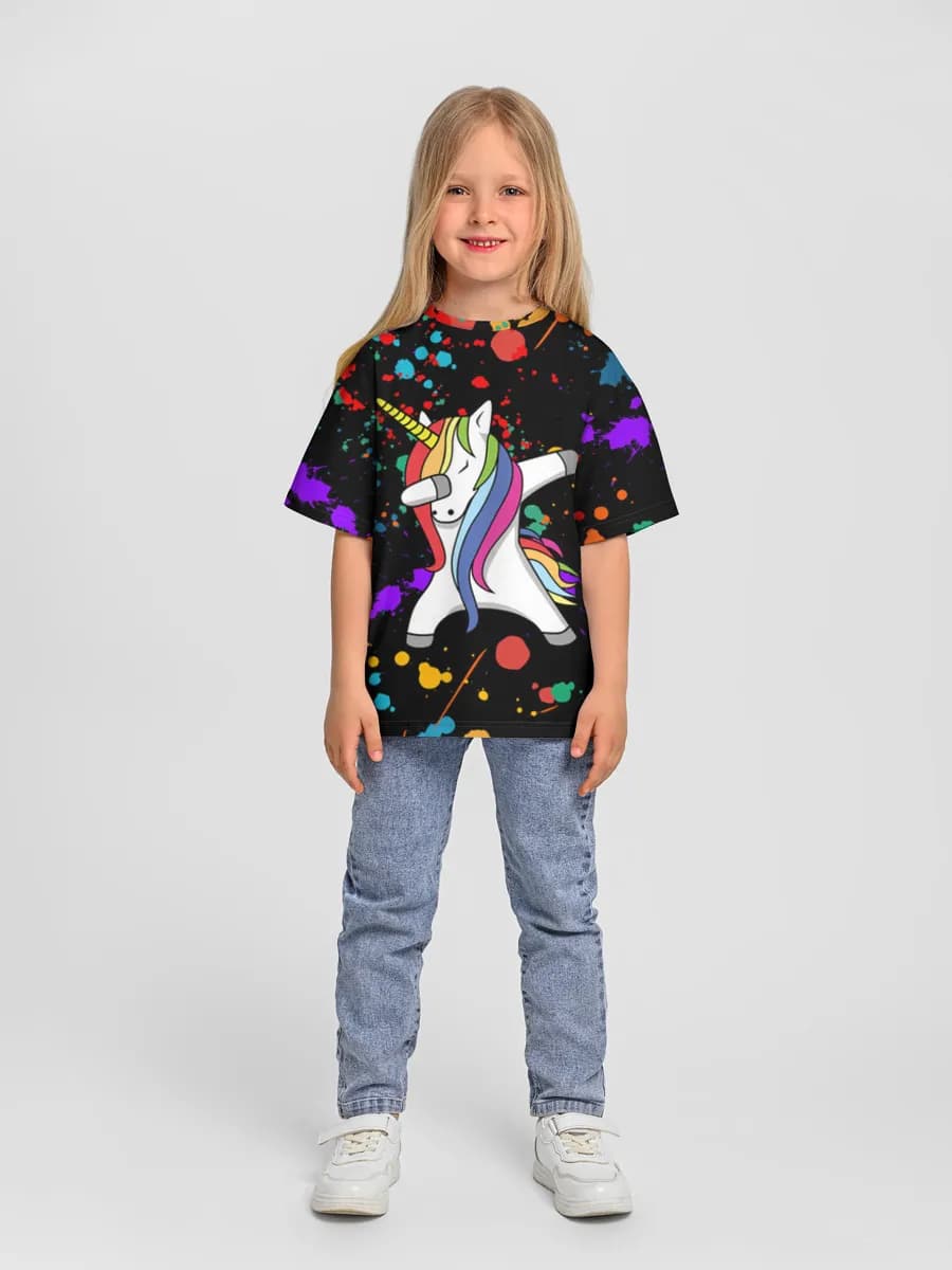 Dabbing Rainbow Unicorn