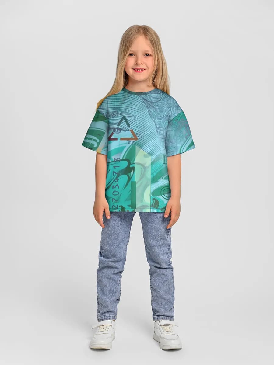 Children's T-shirt. Oversized