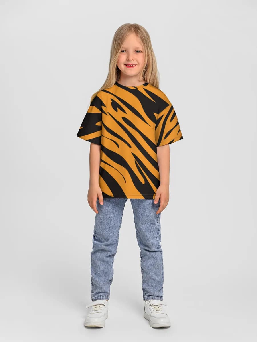 Orange Tiger Stripes