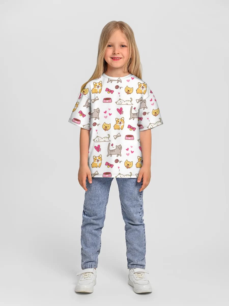 Children's T-shirt. Oversized