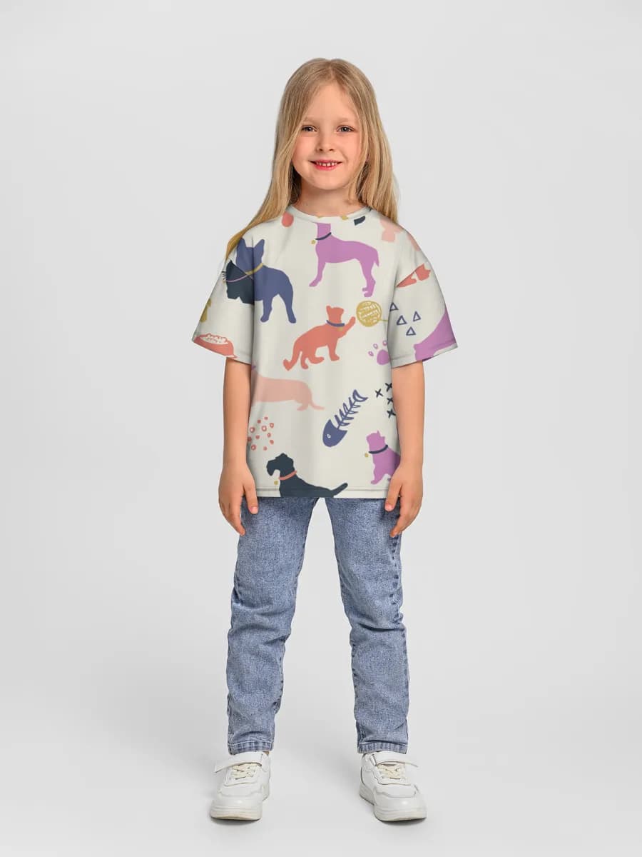 Children's T-shirt. Oversized