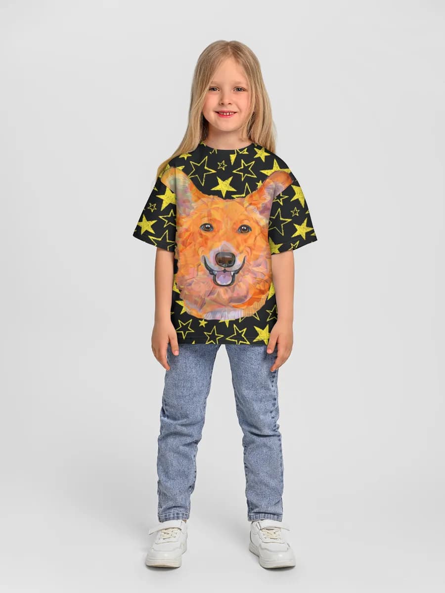 Children's T-shirt. Oversized