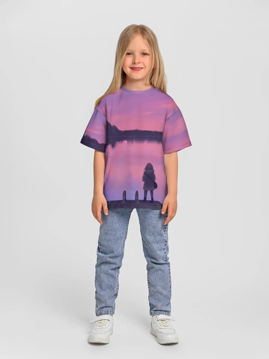 Children's T-shirt. Oversized