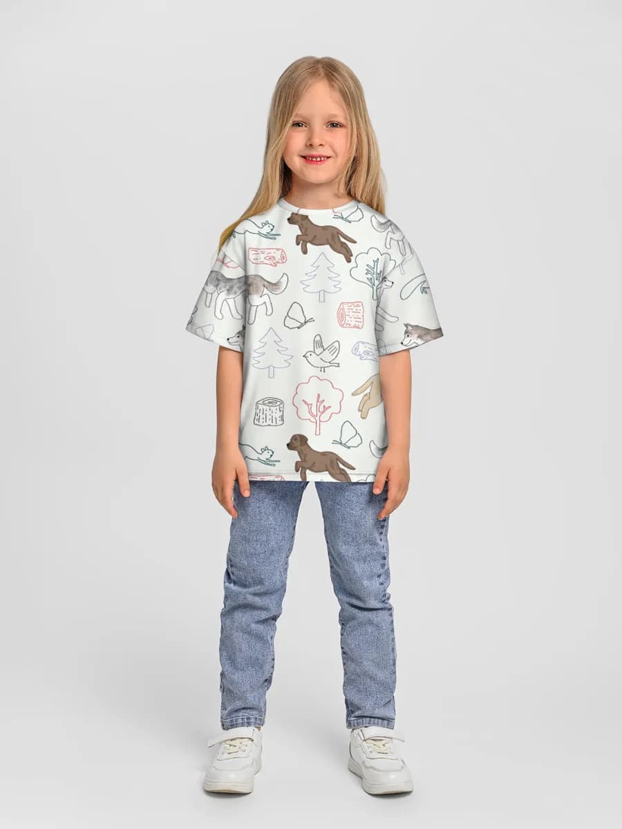 Children's T-shirt. Oversized