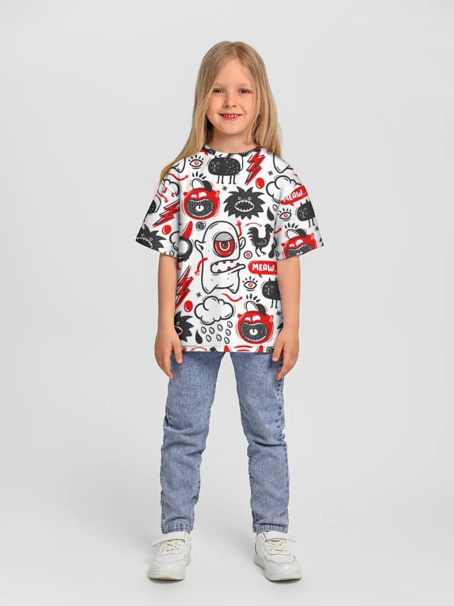 Children's T-shirt. Oversized