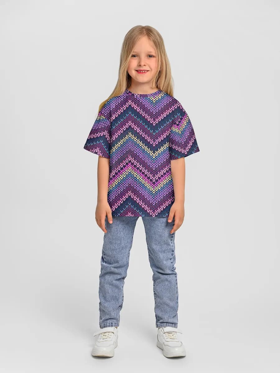 Colorful Chevron Knit