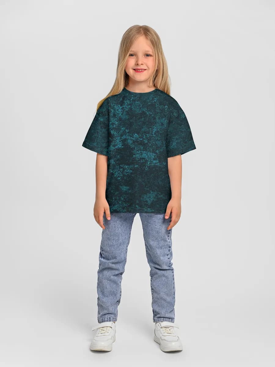 Dark Teal Grunge Texture