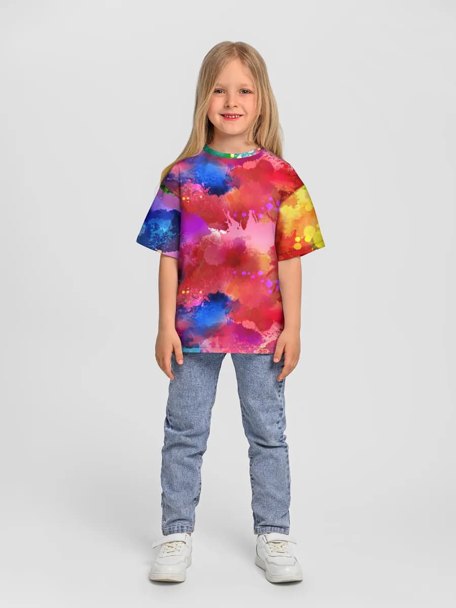 Rainbow Watercolor Splash