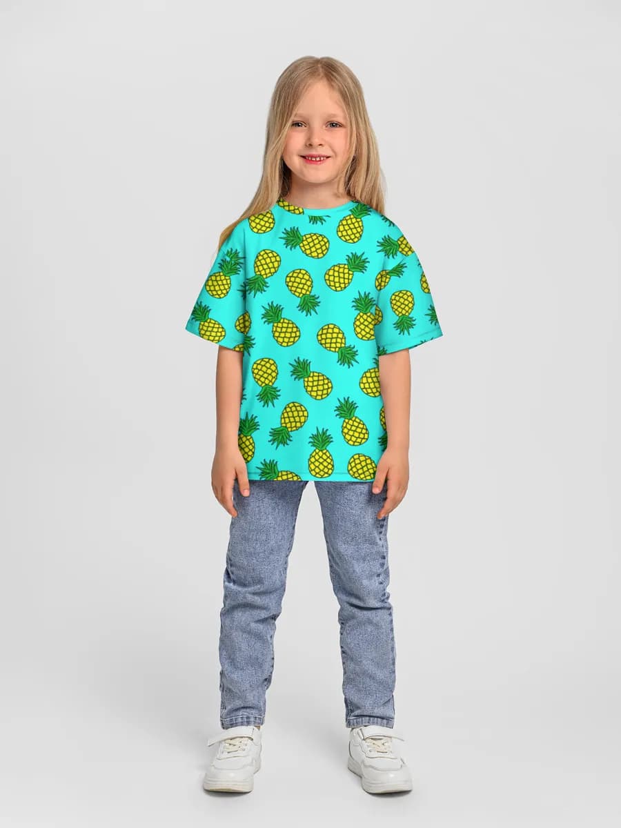 Tropical Pineapple Print