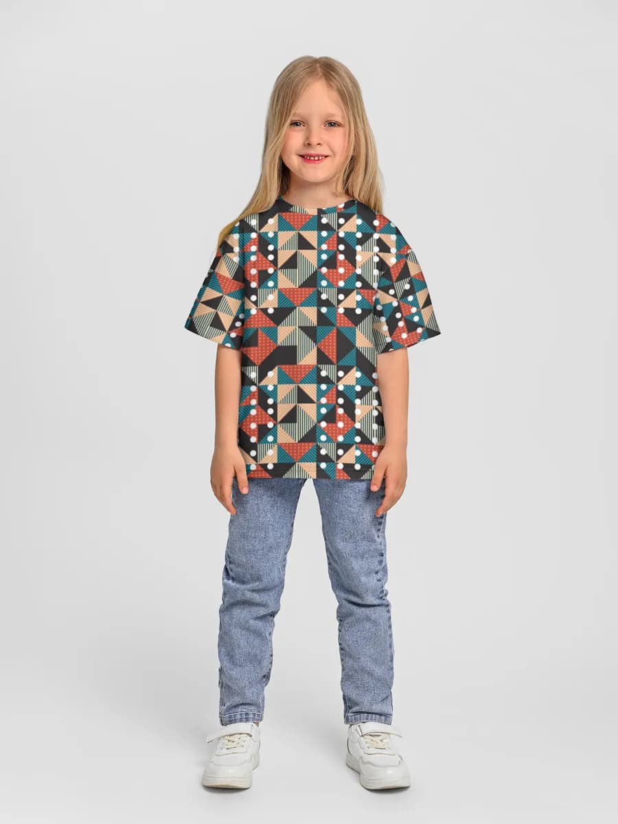 Retro Geometric Mosaic