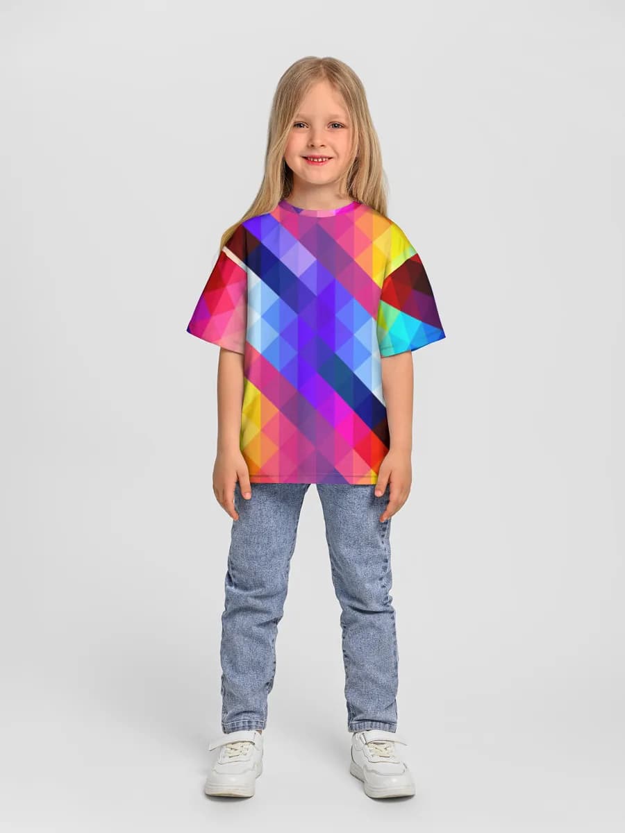 Rainbow Geometric Diamonds
