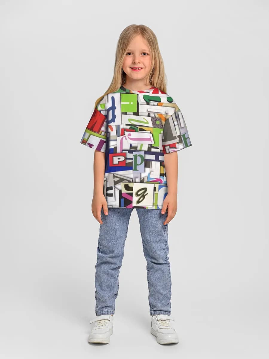 Children's T-shirt. Oversized