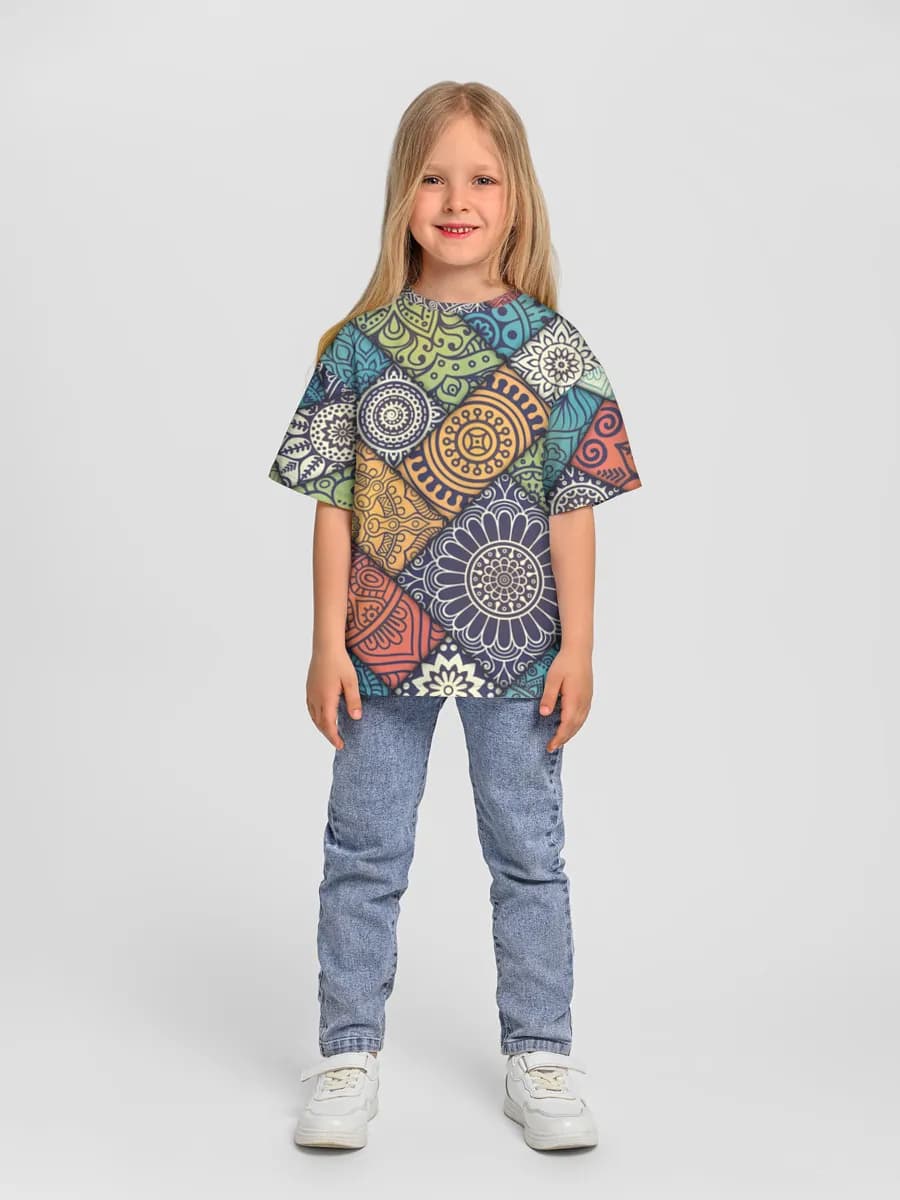 Colorful Mandala Mosaic